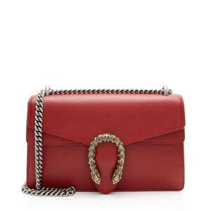 Gucci Leather Crystal Dionysus Medium Shoulder Bag